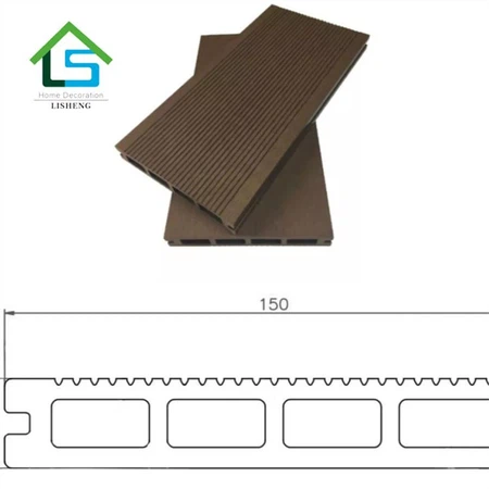 150X25Outdoor WPC Decking Wood Plastic Composite Decking Tiles
